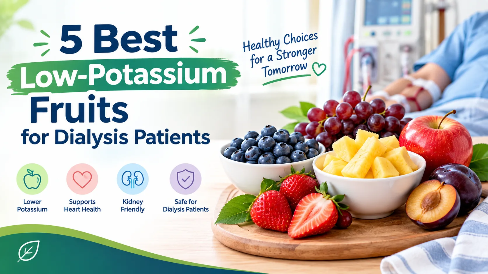 5 Best Low-Potassium Fruits for Dialysis Patients